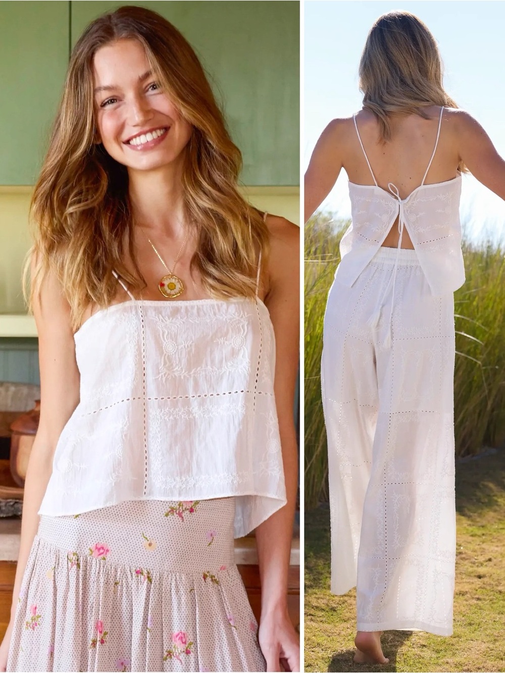 Natural Life Ada Cotton Top White XS NEW WITH TAGS NWT